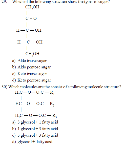 NEET UG Biology Biomolecules 1 MCQs, Multiple Choice Questions